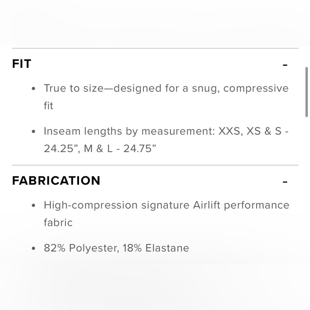ALO Yoga 7/8 High Waist Airlift Leggings/Black Size Small - Picture 6 of 9